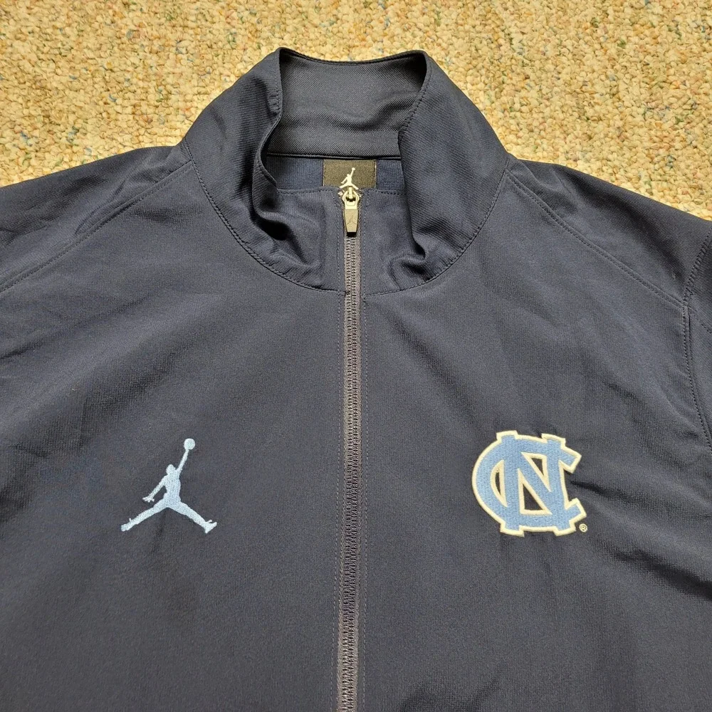 Jordan‎ UNC Tar Heels Tracksuit Men Small Navy Blue Dri-FIT Warmup Jacket Pants